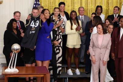 Kamala Harris Sends Powerful Message To Aces Amid White House Visit  