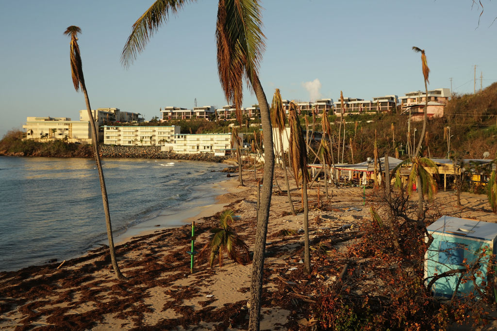 US Virgin Islands Fire Puerto Rico Sends National Guard To Help Fight