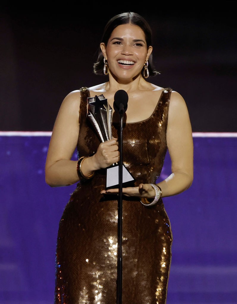 America Ferrera was honored with the SeeHer Award on Sunday, Jan. 14, 2024, during the 29th Critics' Choice Awards