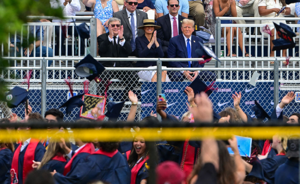 Donald Trump Attends Son, Barron Trump's Graduation