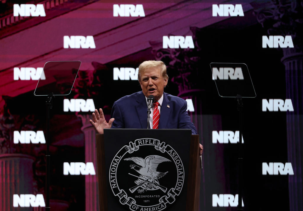 Donald Trump Freezes on Stage During NRA Rally; Porn Star Hush Money Trial Nears End