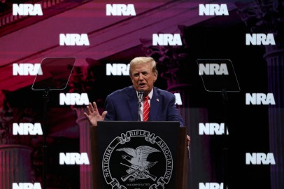 Donald Trump Freezes on Stage During NRA Rally; Porn Star Hush Money Trial Nears End