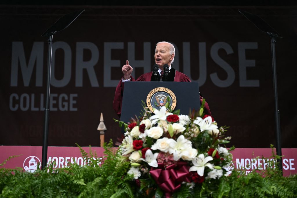 Joe Biden Slammed With Silent Protest at Morehouse Commencement