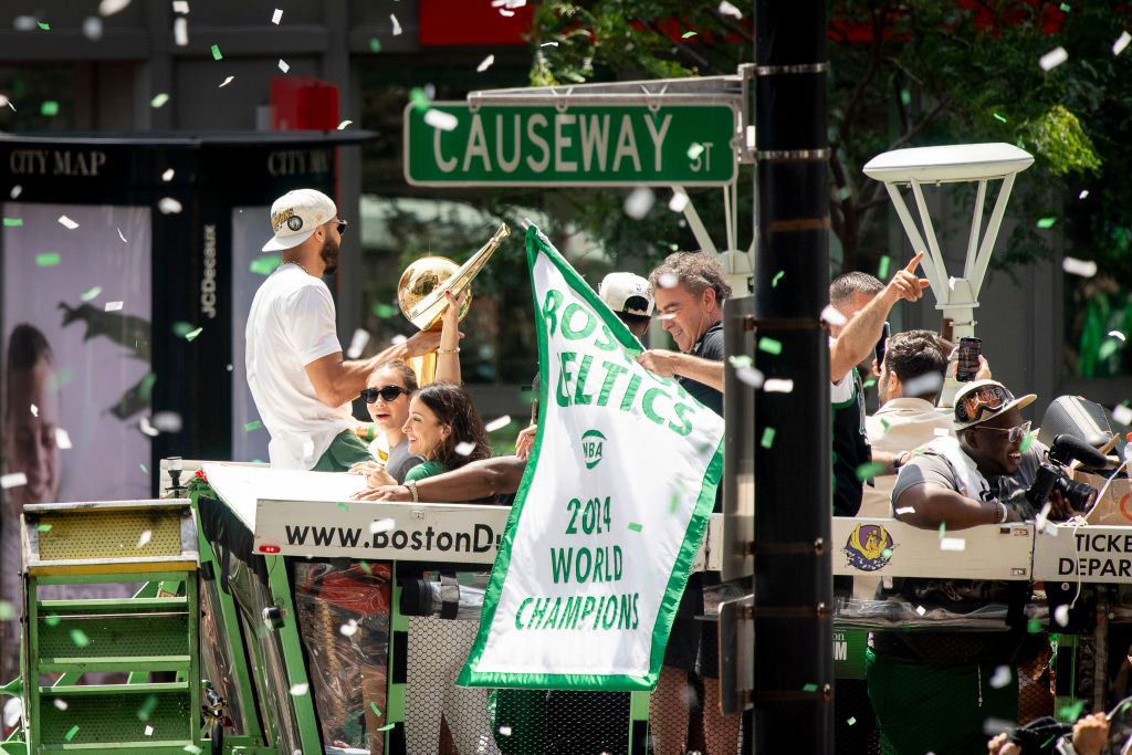 Boston Celtics Celebrate 18th NBA Title With Wild Championship Parade ...