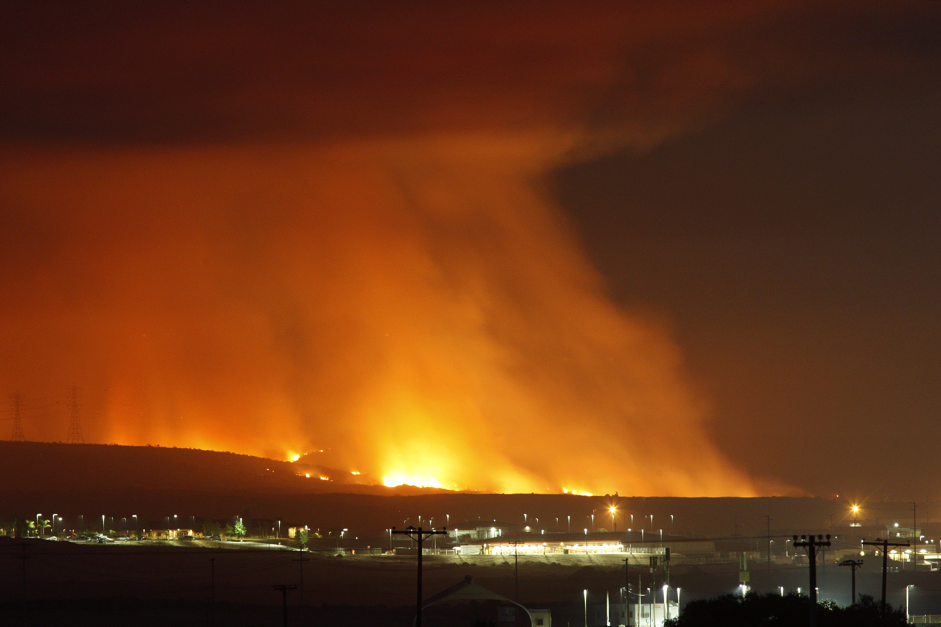 California Gov Declares State Of Emergency Amid Blazing Wildfire