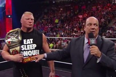 Brock Lesnar's Reign As WWE World Heavyweight Champion Begins on WWE RAW