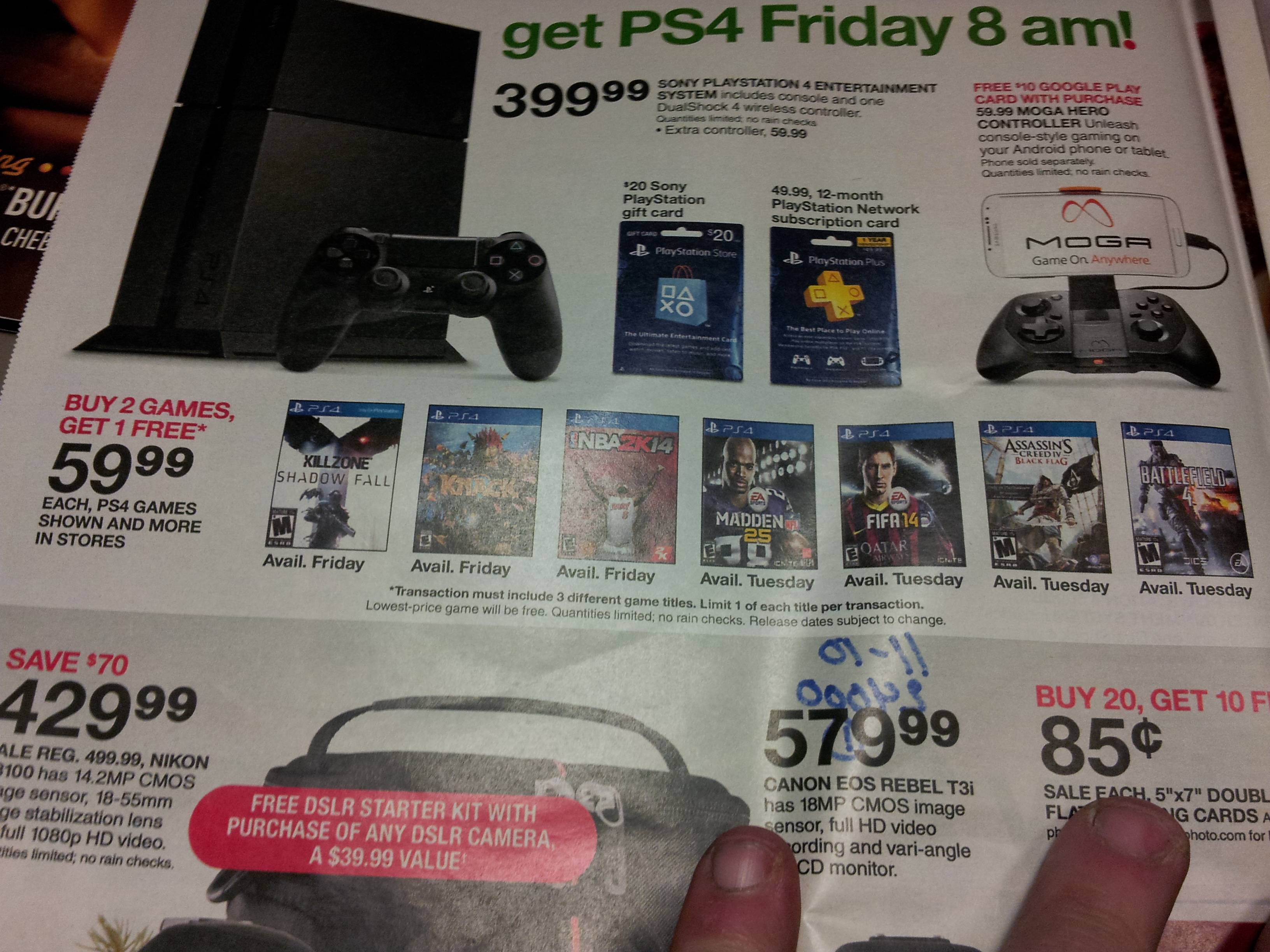 ps3 pre order date