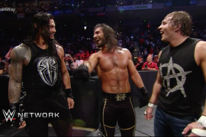 Roman Reigns, Seth Rollins and Dean Ambrose WWE