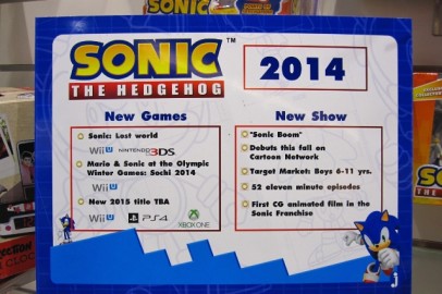 Sonic the Hedgehog at the Nuremberg toy fair, Germany
