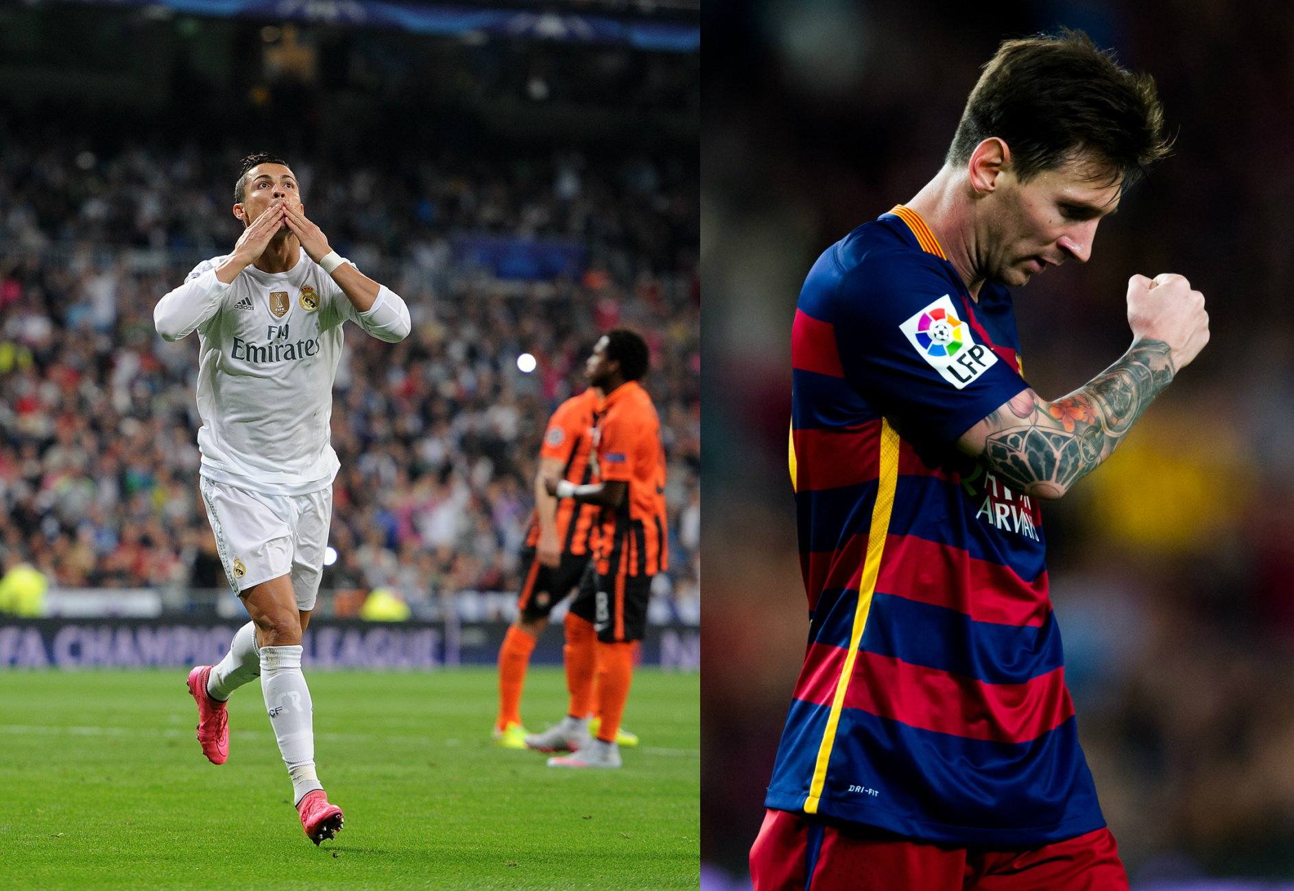 Messi vs. Ronaldo 2015-16 - Week 4: 3 Goals For Ronaldo, 2 For Messi