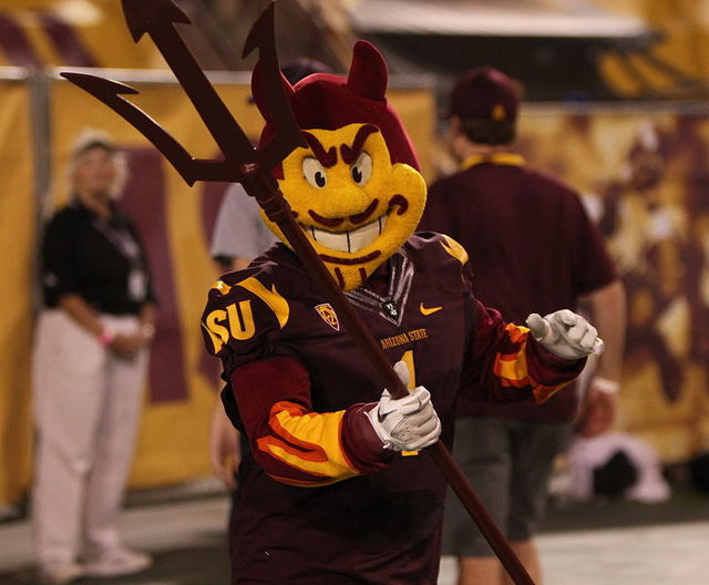 Arizona State University Mascot's 'Excessive Exuberance' May Cost