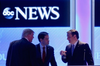 Ted Cruz, Marco Rubio, Donald Trump 