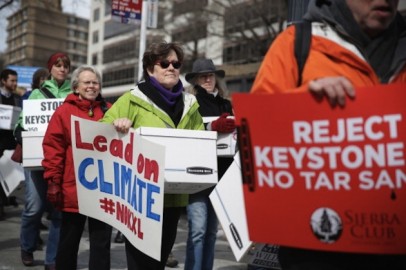 Keystone XL pipeline cons Protest