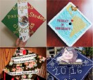 Latina students celebrate graduating college by decorating their caps and sharing them on Instagram. 