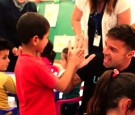 Ricky Martin spends time with children in Lebanon