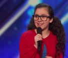 The 13-year-old comedian impressed the audience and judges with her act.