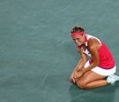 Monica Puig wins the gold medal for women's tennis at the Rio 2016 Olympics.