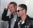 'The Voice' Judges Blake Shelton (L) and Adam Levine attend NBC's 'The Voice' Red Carpet Event 