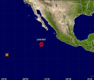 Tropical Storm Lester Strengthens in the Eastern Pacific