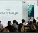 Rick Osterloh, senior vice president of hardware for Google Inc., discusses the Google Pixel smartphone during a Google product launch event in San Francisco, California, U.S., on Tuesday, Oct. 4, 201