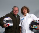 Former 500cc World Champion Wayne Gardner poses with his son Remy ahead of the 2014 MotoGP of Australia at Phillip Island Grand Prix Circuit on October 16, 2014 in Phillip Island, Australia. 