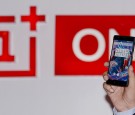 Vikas Agarwal, General Manager for Indian of the OnePlus cellphone company holds a newly-launched OnePlus 3 mobile at an event in New Delhi on June 15, 2016. 