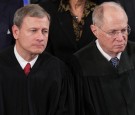 Court Justices John Roberts Jr. and Anthony Kennedy 