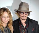 French actress Vanessa Paradis (L) and h