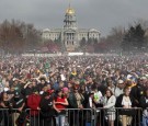 U.S. Marijuana Enthusiasts Gather For Mass Pot-Smoking Celebration