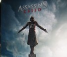 'Assassin's Creed' poster is displayed in the Ubisoft booth at the Licensing Expo 2016 at the Mandalay Bay Convention Center on June 22, 2016 in Las Vegas, Nevada