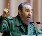 Cuban President Fidel Castro delivers a speech 02