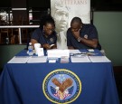 Inside A Recruit Military Veterans Job Fair As Jobless Claims Figures Are Released