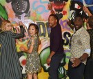 The Cast of 'Suicide Squad' Add The Finishing Touches To Graffiti Artist Ryan Meades' Mural In London