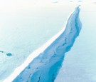 Crack in Larsen ice shelf due to rising temperatures, Antarctica