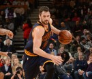 TORONTO, CANADA - DECEMBER 5: Kevin Love #0 of the Cleveland Cavaliers handles the ball during a game against the Toronto Raptors on December 5, 2016 at the Air Canada Centre in Toronto, Ontario, Canada. NOTE TO USER: User expressly acknowledges and agree