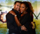 Real Housewives of Atlanta' cast member Phaedra Parks (right) and Apollo Nida attend Cirque du Soleil TOTEM 