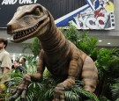 Fans attend the Jurassic World exhibition at New York Comic-Con 2015 at The Jacob K. Javits Convention Center on October 9, 2015 in New York City.