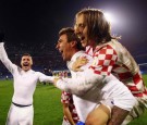 Soccer, World Cup, Luka Modric, Mario Mandzukic