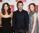 Actor Aidan Turner, actress Heida Reed and actress Eleanor Tomlinson pose for a portrait at the Poldark Series 2 Preview Screening at the BFI on August 22, 2016 in London, England.