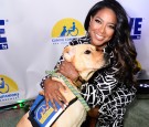 TV personality Kenya Moore attends an event, hosted by WE tv and Ian Ziering