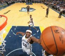 Zach Randolph #50 of the Memphis Grizzlies goes for the rebound during the game against the Golden State Warriors on December 10, 2016 at FedExForum in Memphis, Tennessee.