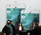 Sabrina Ellis, director of product management for Google Inc., discusses the Google Pixel and Pixel XL smartphones during a Google product launch event in San Francisco, California, U.S.