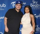 Rob Kardashian And Blac Chyna At Sky Beach Club