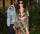 Kanye West and Kim Kardashian attend the Balmain aftershow party as part of the Paris Fashion Week Womenswear Spring/Summer 2017 on September 29, 2016 in Paris, France