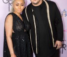 Rob Kardashian and Blac Chyna arrive at her Blac Chyna Birthday Celebration And Unveiling Of Her 'Chymoji' Emoji Collection at the Hard Rock Cafe on May 10, 2016 in Hollywood, California.