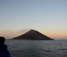 A picture shows the Stromboli volcano, on June 15, 2016 at sunrise. Stromboli is part of the Aeolian Islands a volcanic archipelago in the Tyrrhenian Sea, north of Sicily.