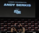 Andy Serkis speaks at the War For The Planet Of The Apes Panel at Jacob Javits Center on October 7, 2016 in New York City. 