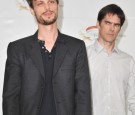 Matthew Gray Gubler and Thomas Gibson (R) attend 'Criminal Minds' photocall during the 51st Monte Carlo TV Festival at the Grimaldi forum on June 8, 2011 in Monaco, Monaco.