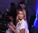 Gigi Hadid attends the Samsung Galaxy S 6 edge launch in New York City on April 7, 2015 in New York City.