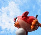 The Red Bird of the Angry Birds floats through the 90th Annual Macy's Thanksgiving Day Parade on November 24, 2016 in New York City.